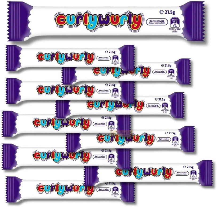 Chocolate Bar Bundle with Curly Wurly – Fun & Chewy Chocolate Treat Selection For Snacking, gifting, lunchboxes, party bags, and on-the-go treats. (10x)