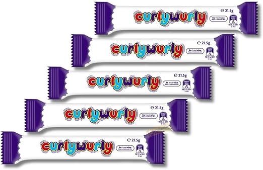 Chocolate Bar Bundle with Curly Wurly – Fun & Chewy Chocolate Treat Selection For Snacking, gifting, lunchboxes, party bags, and on-the-go treats. (10x)